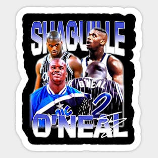 Shaquille O'Neal Retro Collage Sticker